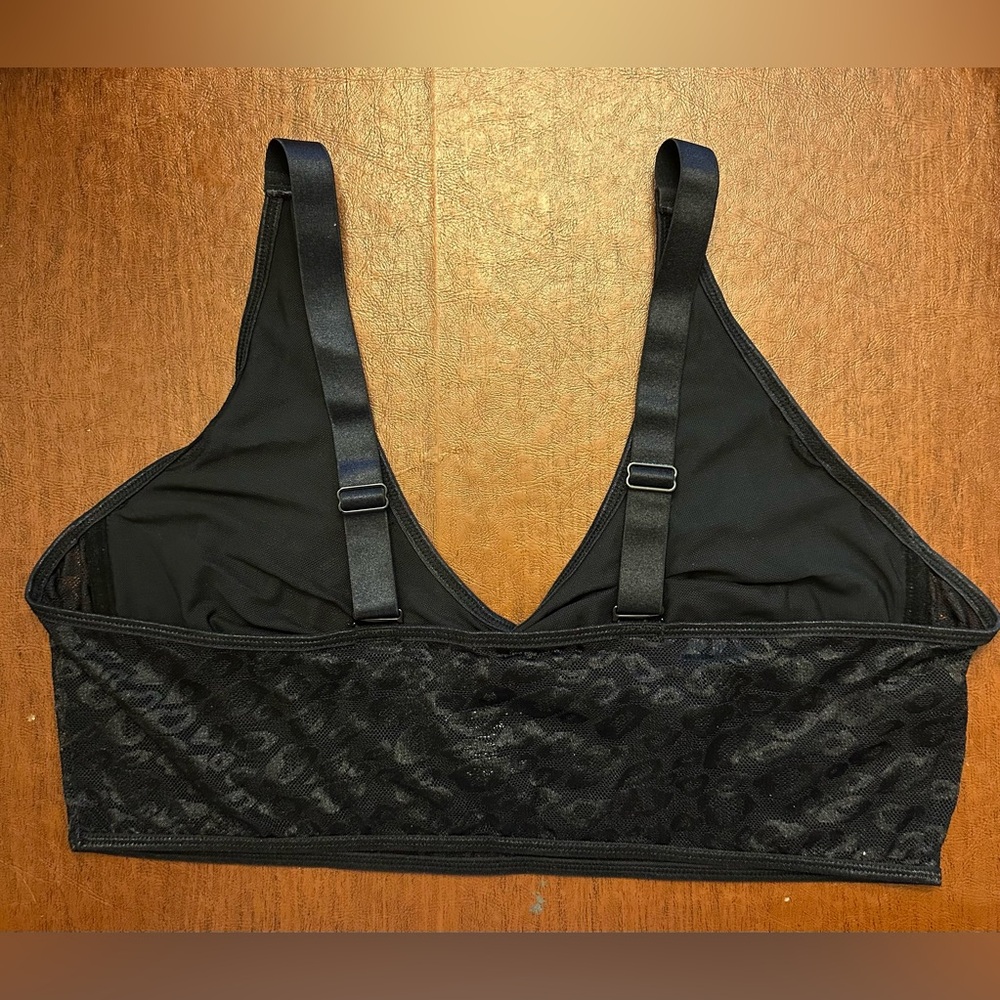 Ruby Ribbon Allure Demi Bra in Black - Picture 2 of 4